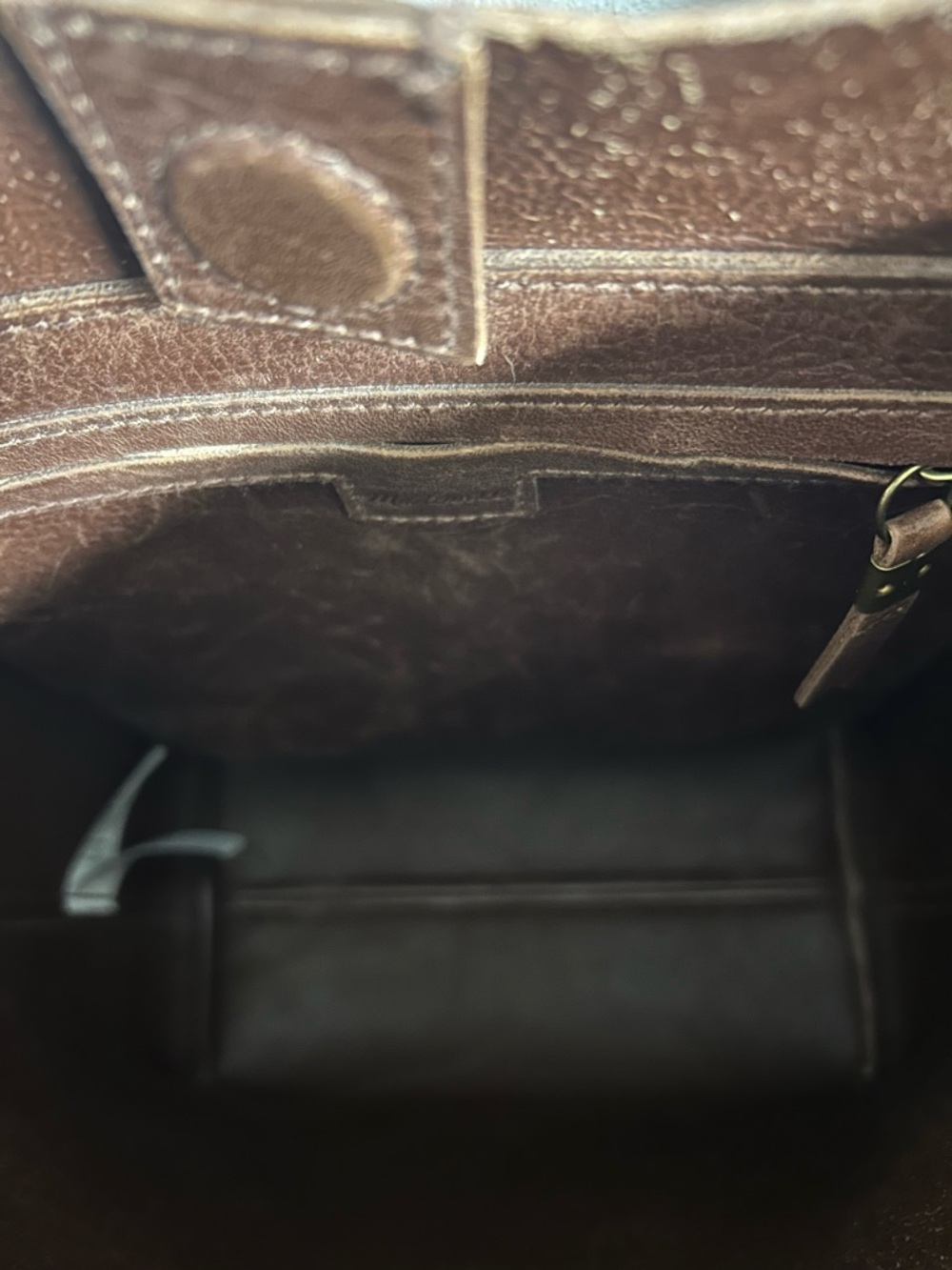 Madewell Brown Leather Crossbody Bag - Picture 3 of 7